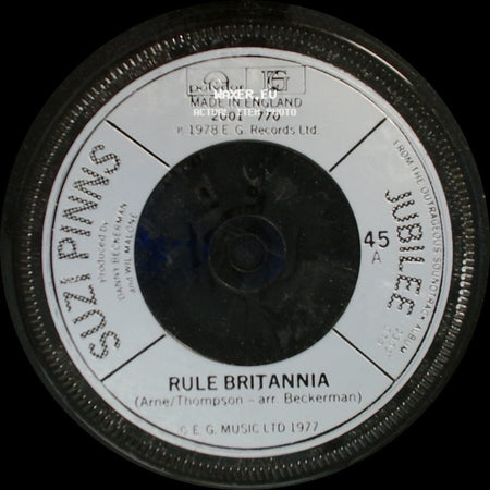Snaz Pins / Sula Pinx - Rule Britannia / Jerusalem side A