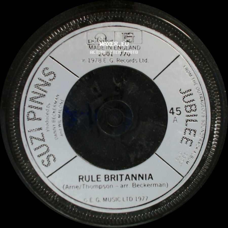 Snaz Pins / Sula Pinx - Rule Britannia / Jerusalem side A