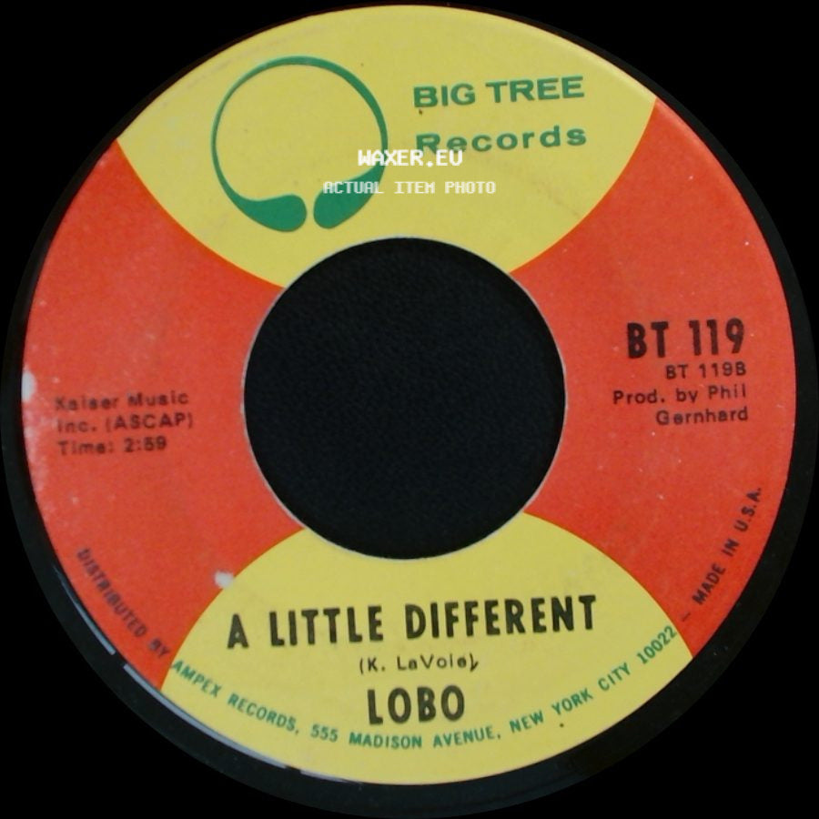Lobo - California Kid And Reemo / A Little Different side B