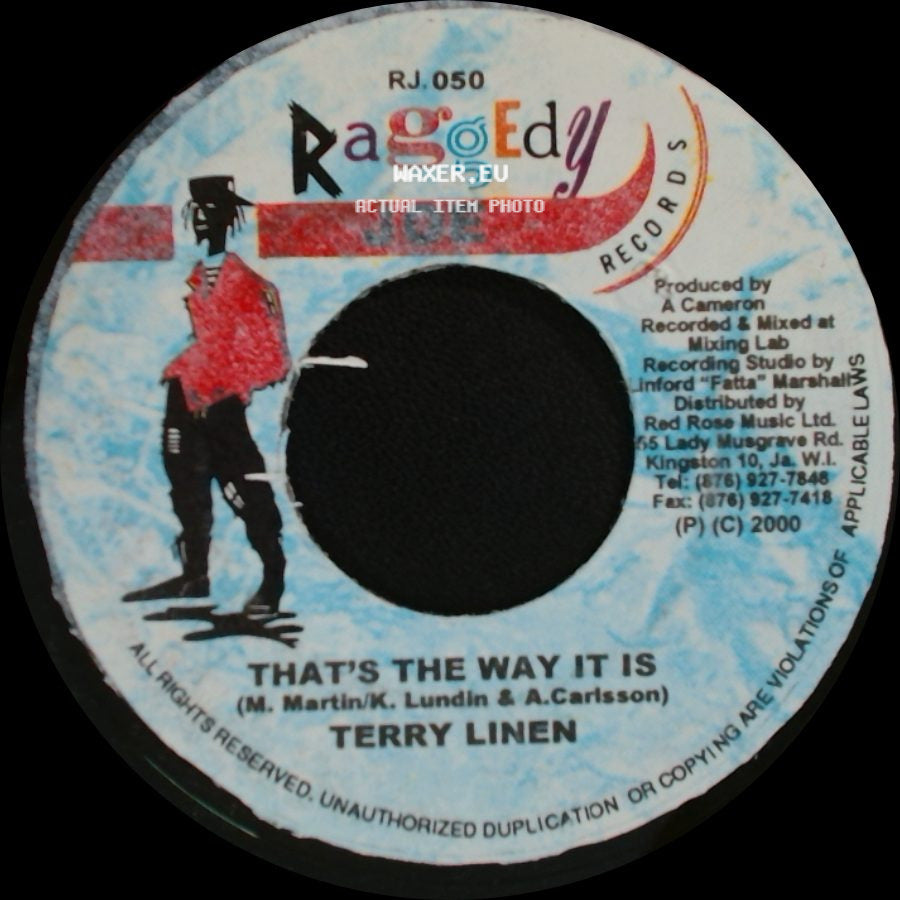 Terry Linen / Joe - That's The Way It Is / Unknown Title B side A