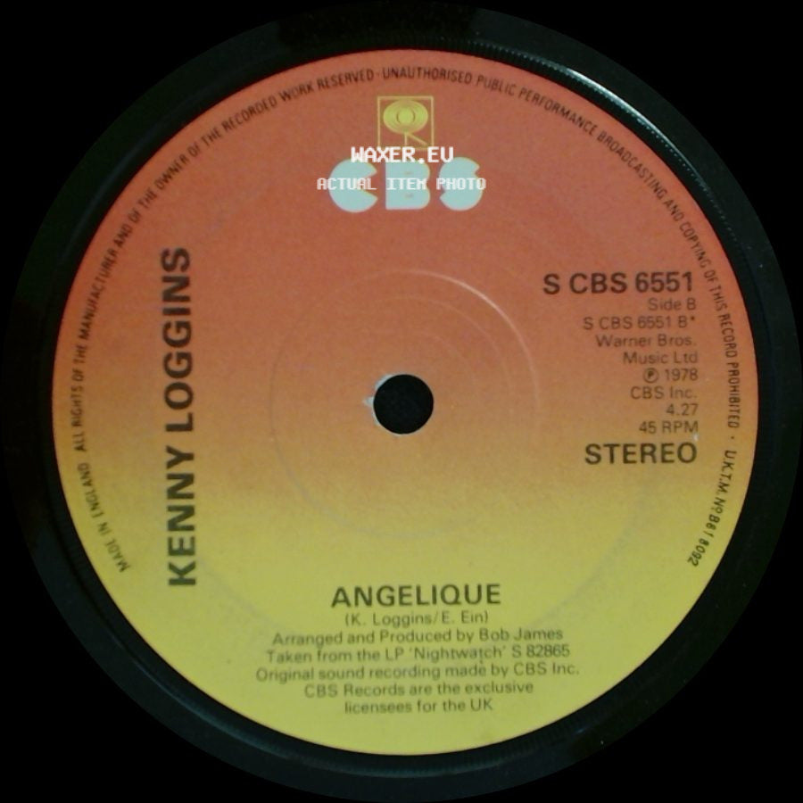 Kenny Loggins - Whenever I Call You "Friend" / Angelique side B