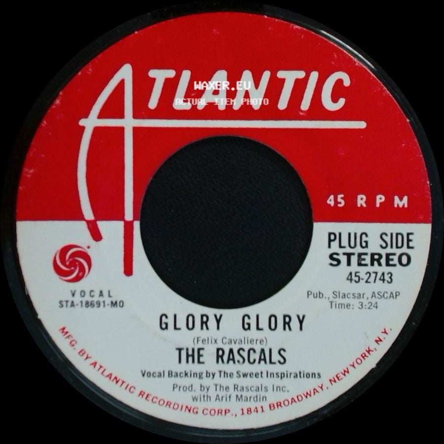 The Rascals - Glory Glory / Glory Glory side A