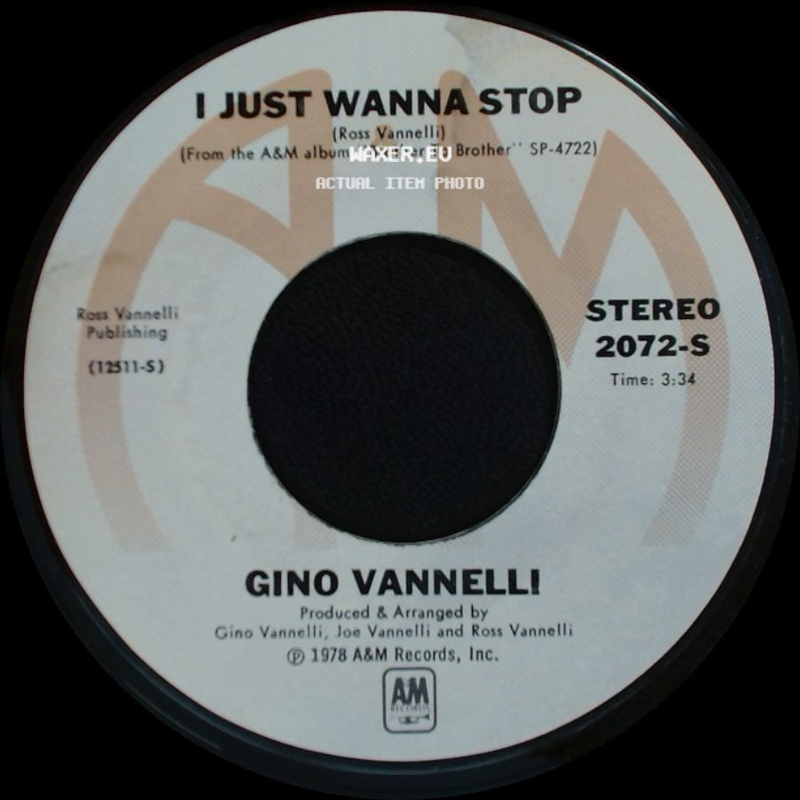 Gino Vannelli - The Surest Things Can Change / I Just Wanna Stop side B