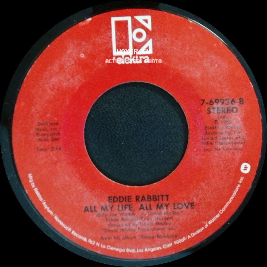 Eddie Rabbitt / Eddie Rabbitt With Crystal Gayle - All My Life, All My Love / You And I side A