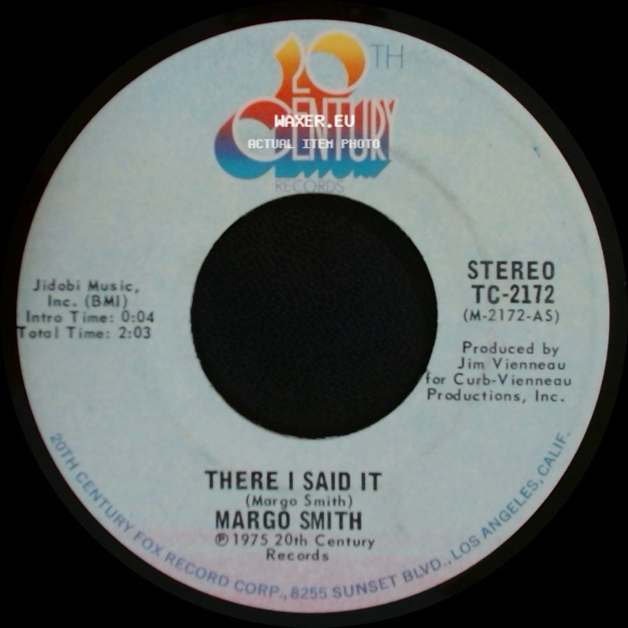 Margo Smith - There I Said It / Hurt Me Twice side A