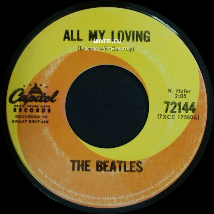 The Beatles - All My Loving / This Boy side A