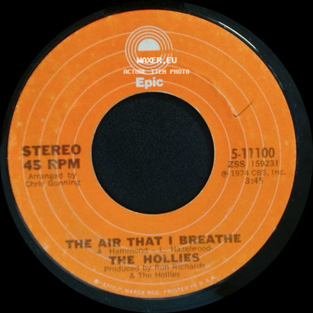 The Hollies - The Air That I Breathe / No More Riders side A