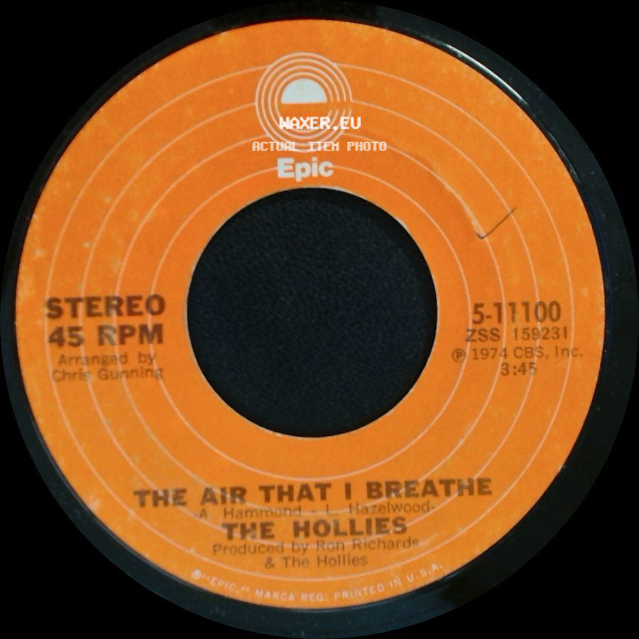 The Hollies - The Air That I Breathe / No More Riders side A