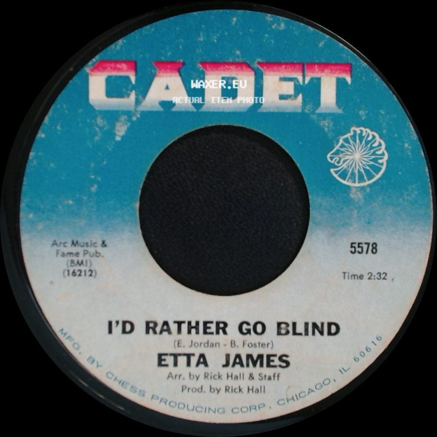 Etta James - I'd Rather Go Blind / Tell Mama side A