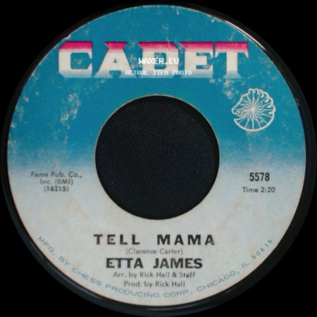 Etta James - I'd Rather Go Blind / Tell Mama side B