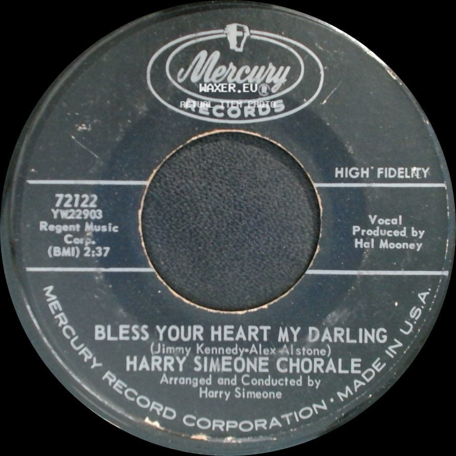 Harry Simeone Chorale - Bless Your Heart My Darling / Six Gifts Of Love side A