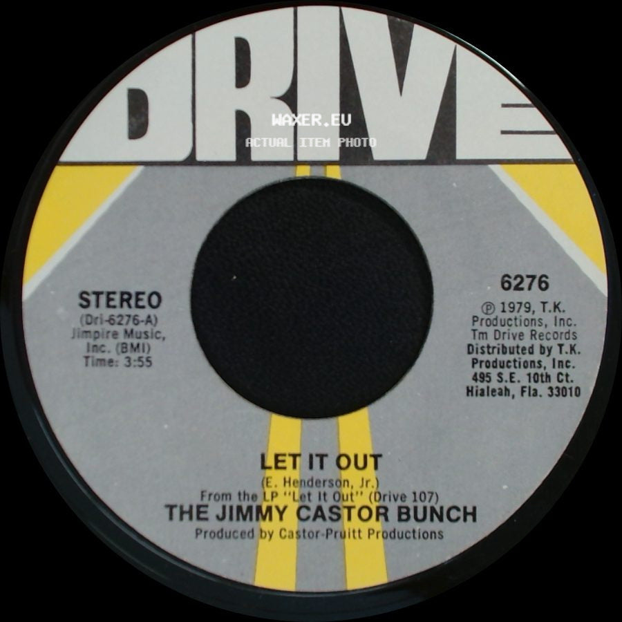 The Jimmy Castor Bunch - Let It Out / You Light Up My Life side A
