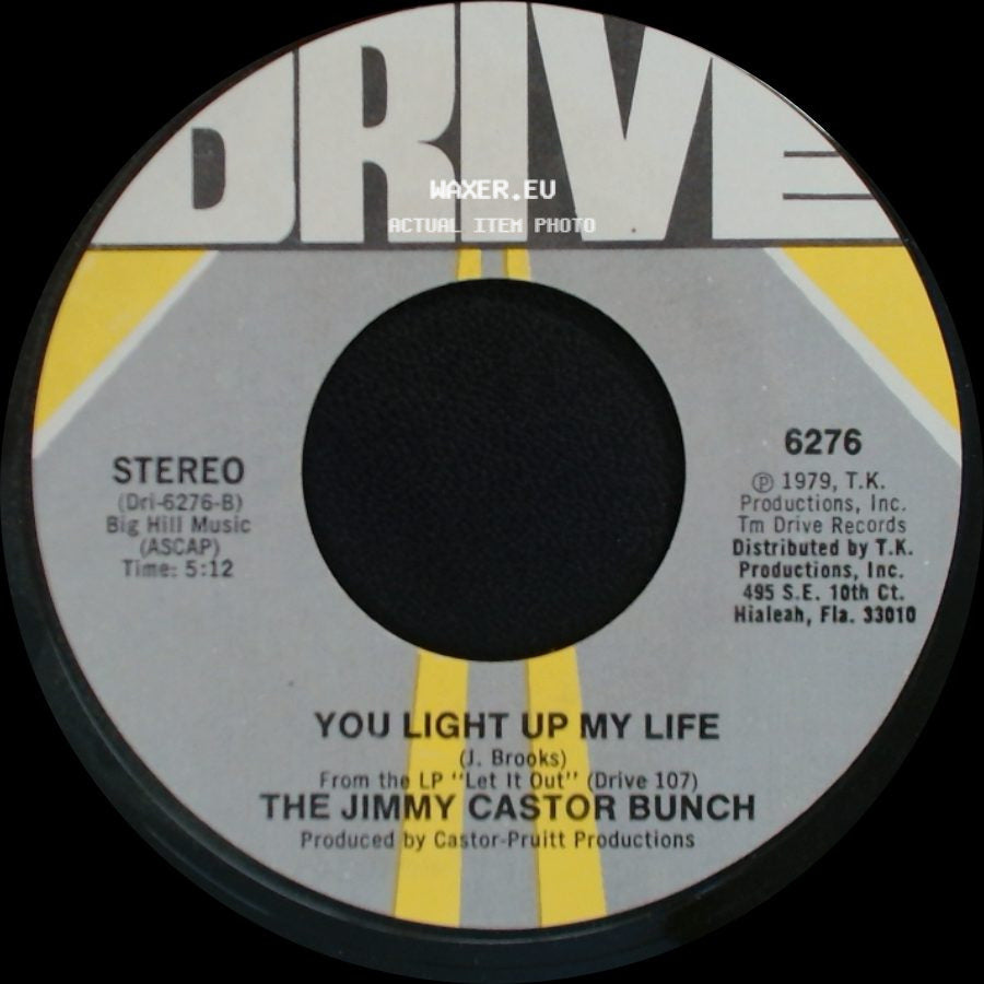The Jimmy Castor Bunch - Let It Out / You Light Up My Life side B