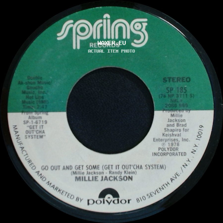 Millie Jackson - Go Out And Get Some (Get It Out'cha System) / Sweet Music Man side A