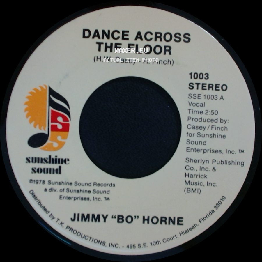 Jimmy "Bo" Horne - Dance Across The Floor / It's Your Sweet Love side A
