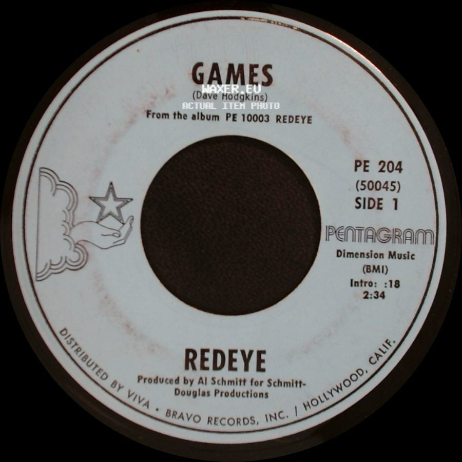 Redeye / Collections Of Yesterday And Now - Games / Redeye side A