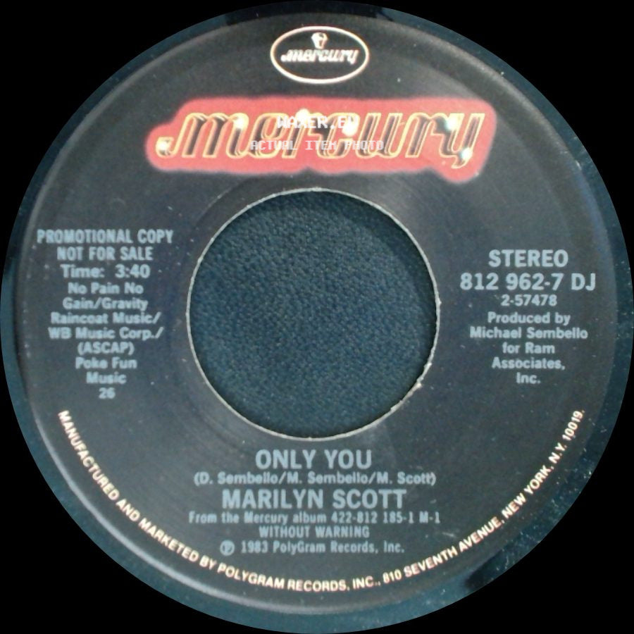Marilyn Scott - Only You / Only You side A