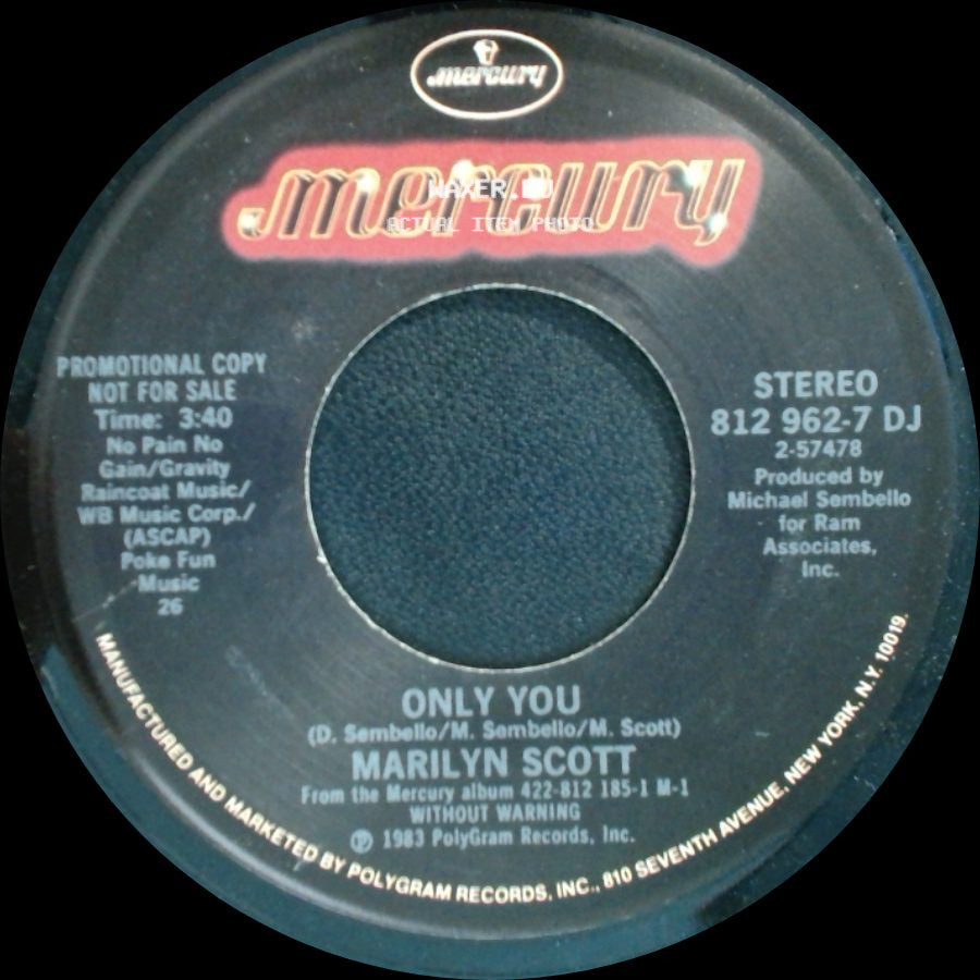 Marilyn Scott - Only You / Only You side B