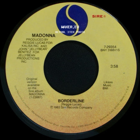 Madonna - Borderline / Think Of Me side A