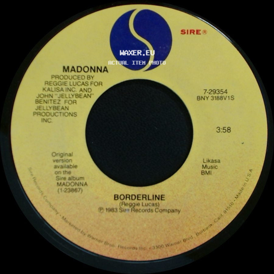 Madonna - Borderline / Think Of Me side A