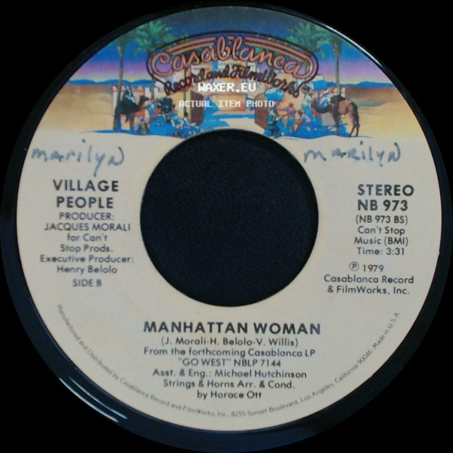 Village People - In The Navy / Manhattan Woman side B