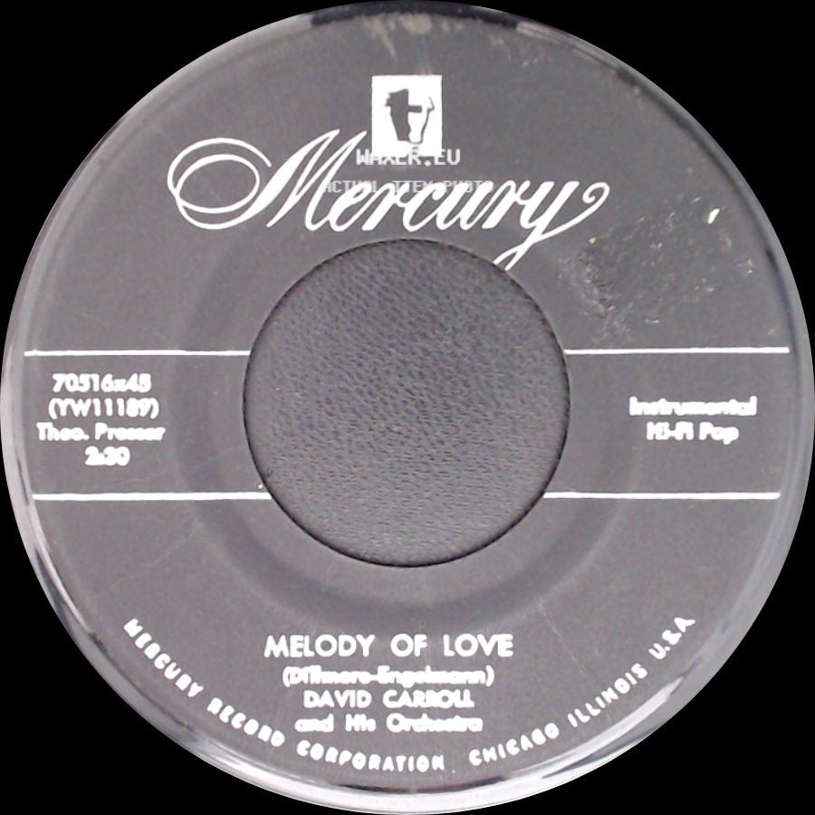 David Carroll / David Carroll And His Orchestra - La Golondrina / Melody Of Love side B