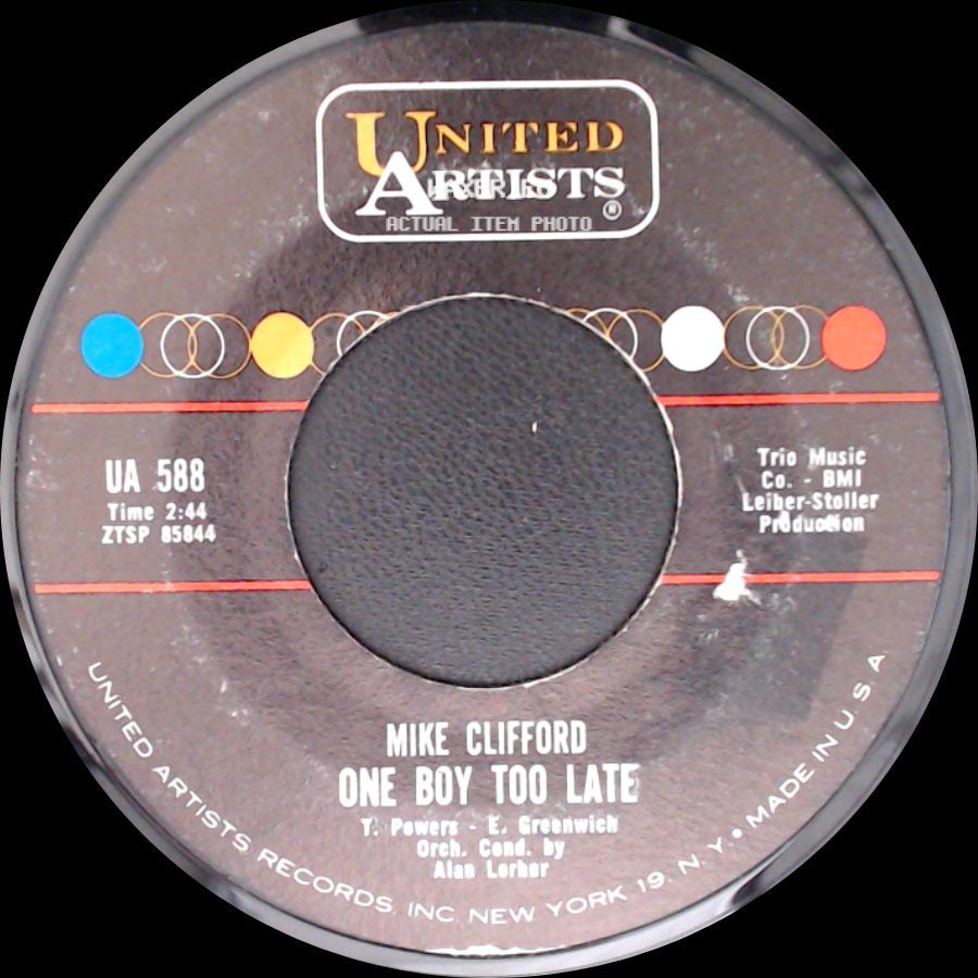 Mike Clifford - One Boy Too Late / Danny's Dream side A