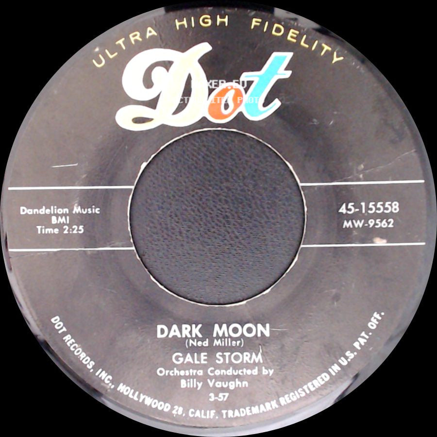Gale Storm - A Little Too Late / Dark Moon side B