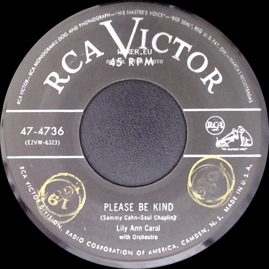 Lily Ann Carol - Please Be Kind / I'm Sorry side A