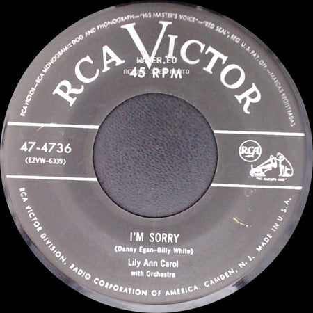 Lily Ann Carol - Please Be Kind / I'm Sorry side B