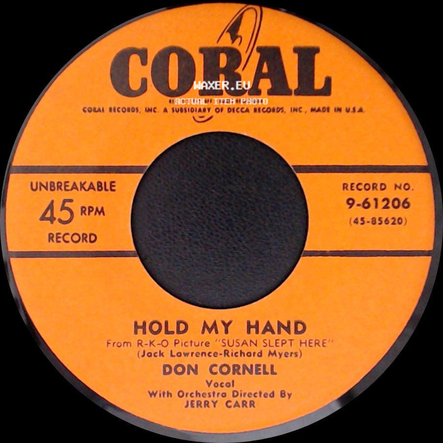 Don Cornell - Hold My Hand / I'm Blessed side A