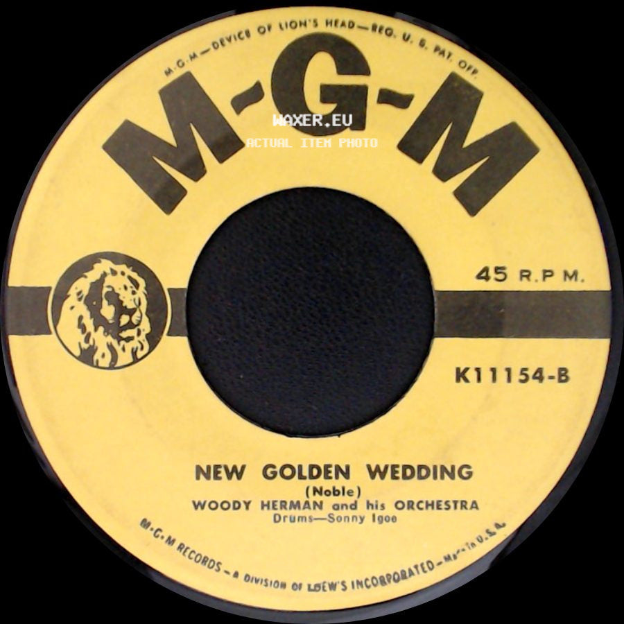 Woody Herman And His Orchestra - New Golden Wedding / Blue Flame side A