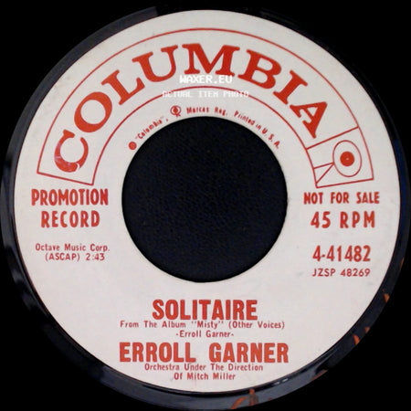 Erroll Garner - Solitaire / Misty side A