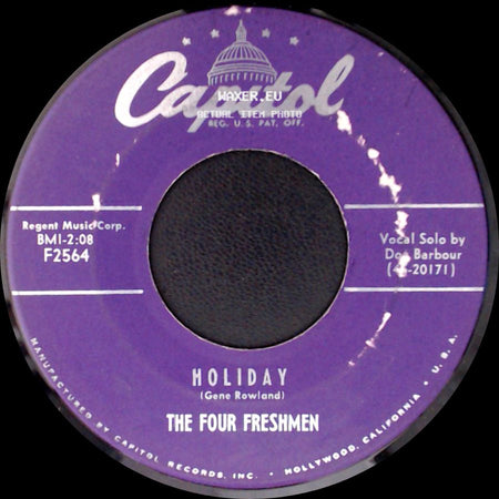 The Four Freshmen - Holiday / It Happened Once Before side A