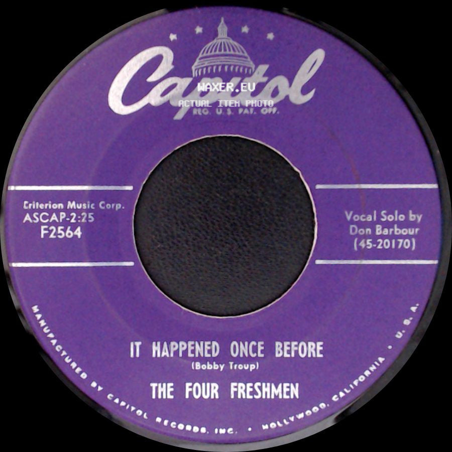 The Four Freshmen - Holiday / It Happened Once Before side B