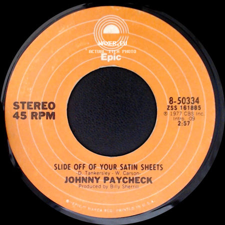 Johnny Paycheck - That's What The Outlaws In Texas Want To Hear / Slide Off Of Your Satin Sheets side B