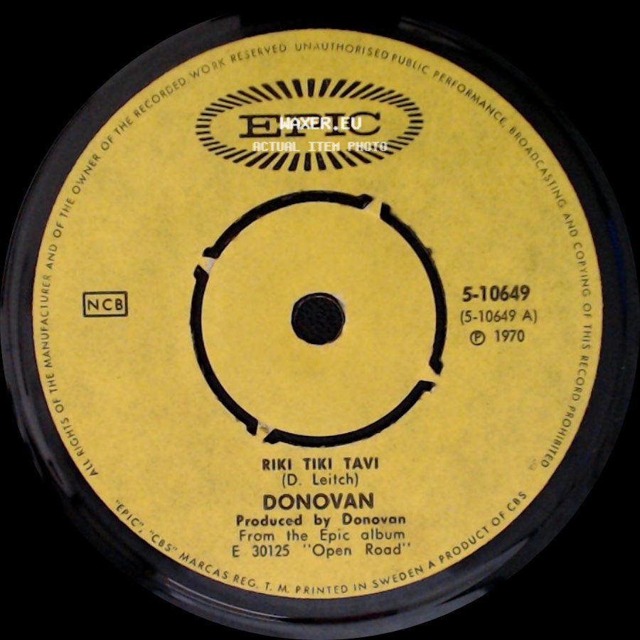 Donovan - Riki Tiki Tavi / Roots Of Oak side A