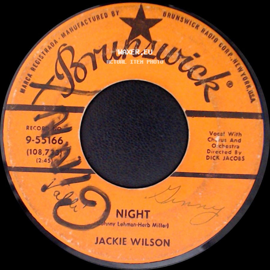 Jackie Wilson - Doggin' Around / Night side B