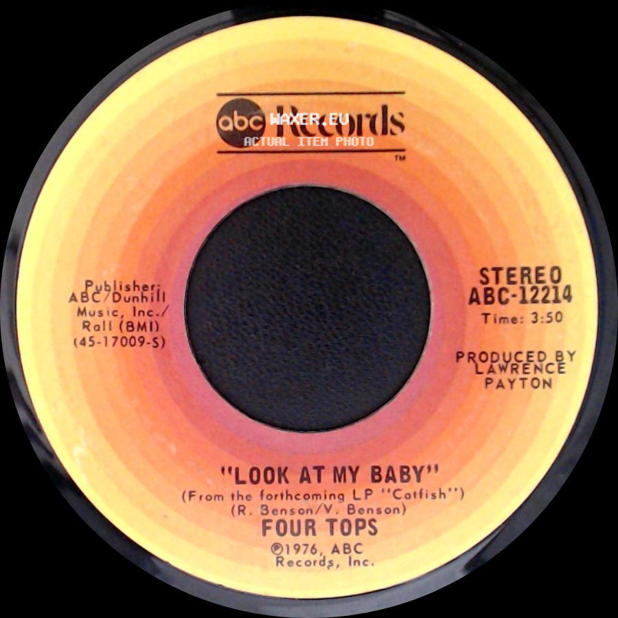 Four Tops - Catfish / Look At My Baby side B