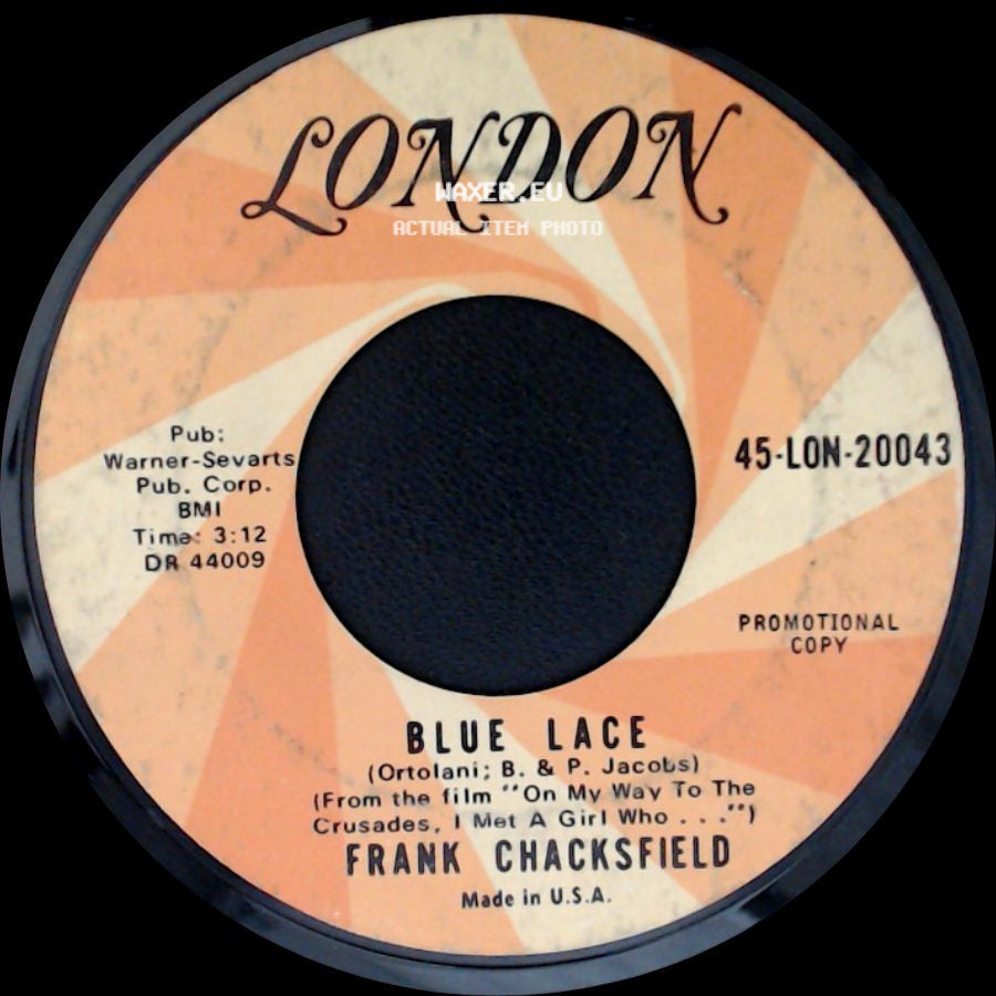 Frank Chacksfield - Sunshine / Blue Lace side B