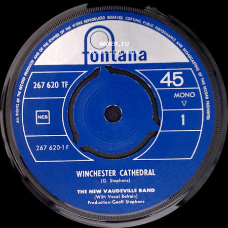 The New Vaudeville Band - Wait For Me Baby / Winchester Cathedral side B