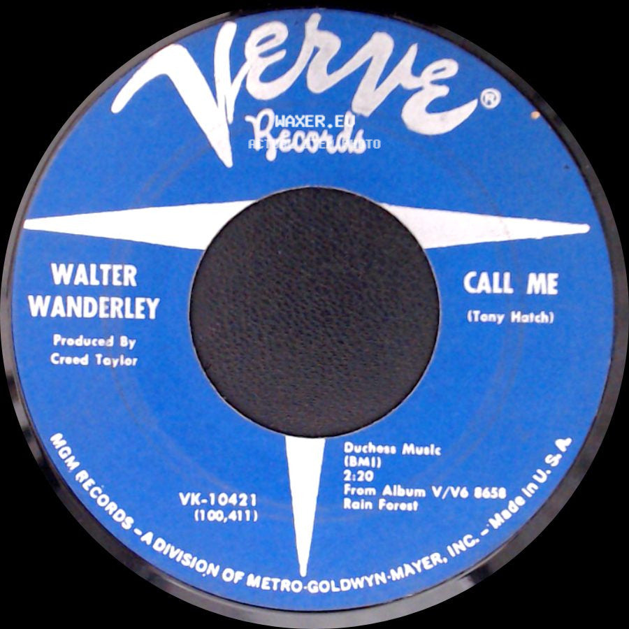 Walter Wanderley - Summer Samba / Call Me side B