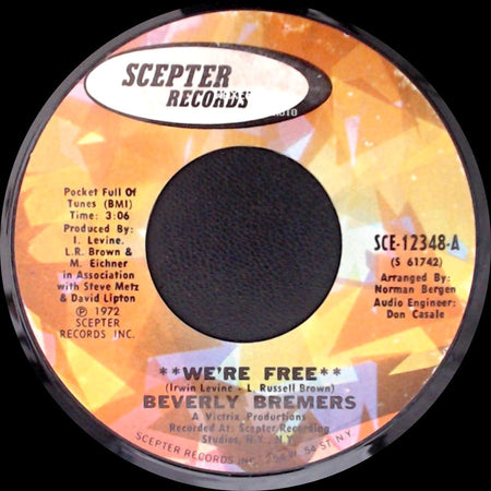 Beverly Bremers - Colors Of Love / We're Free side B