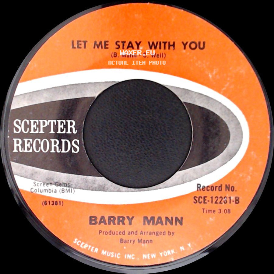 Barry Mann - Let Me Stay With You / Feelings side A