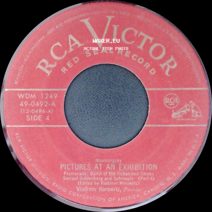 Vladimir Horowitz - Pictures At An Exhibition / Pictures At An Exhibition side A