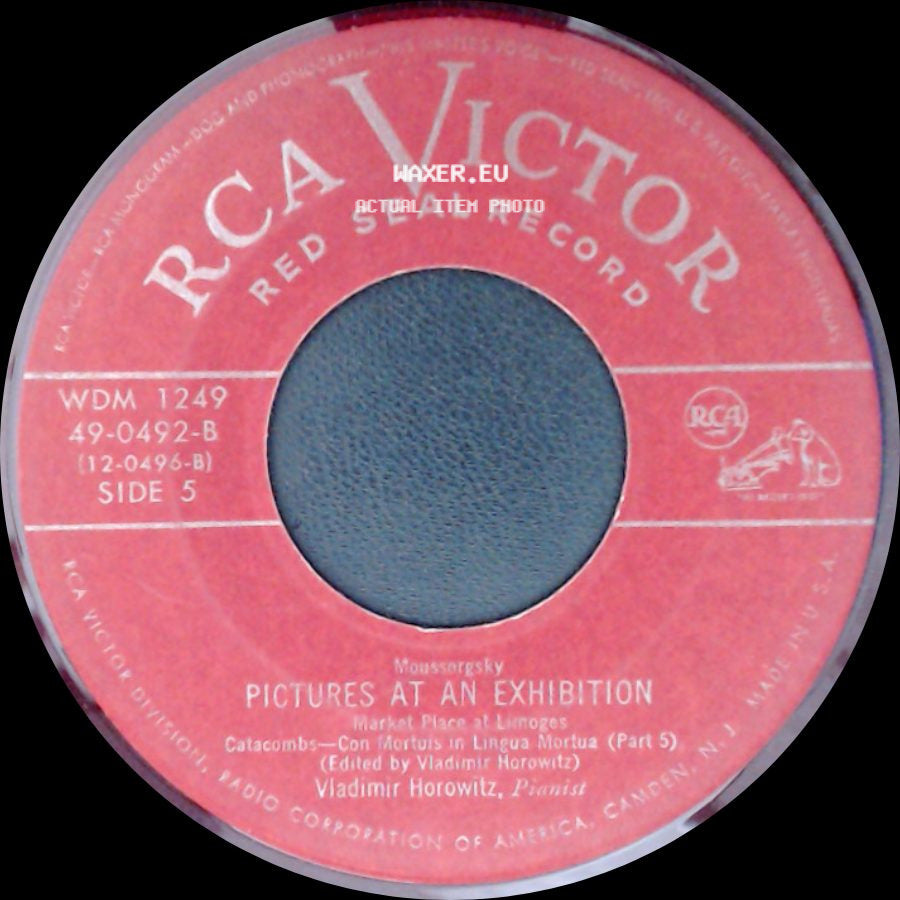 Vladimir Horowitz - Pictures At An Exhibition / Pictures At An Exhibition side B