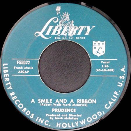 Patience & Prudence / Prudence - Tonight You Belong To Me / A Smile And A Ribbon side B