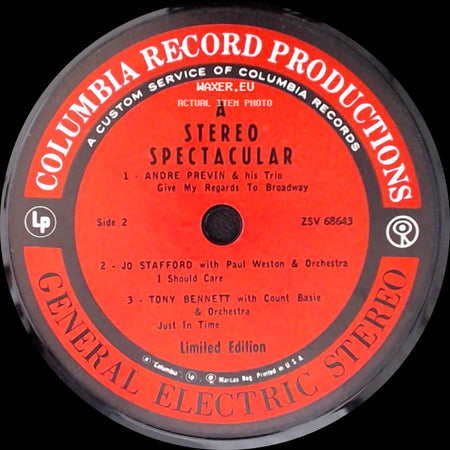 Andre Previn & His Trio, Jo Stafford With Paul Weston & Orchestra, Tony Bennett With Count Basie & Orchestra - Spectacular / Spectacular side B