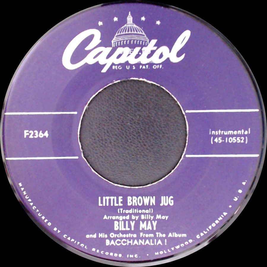 Billy May And His Orchestra - Cocktails For Two / Little Brown Jug side B