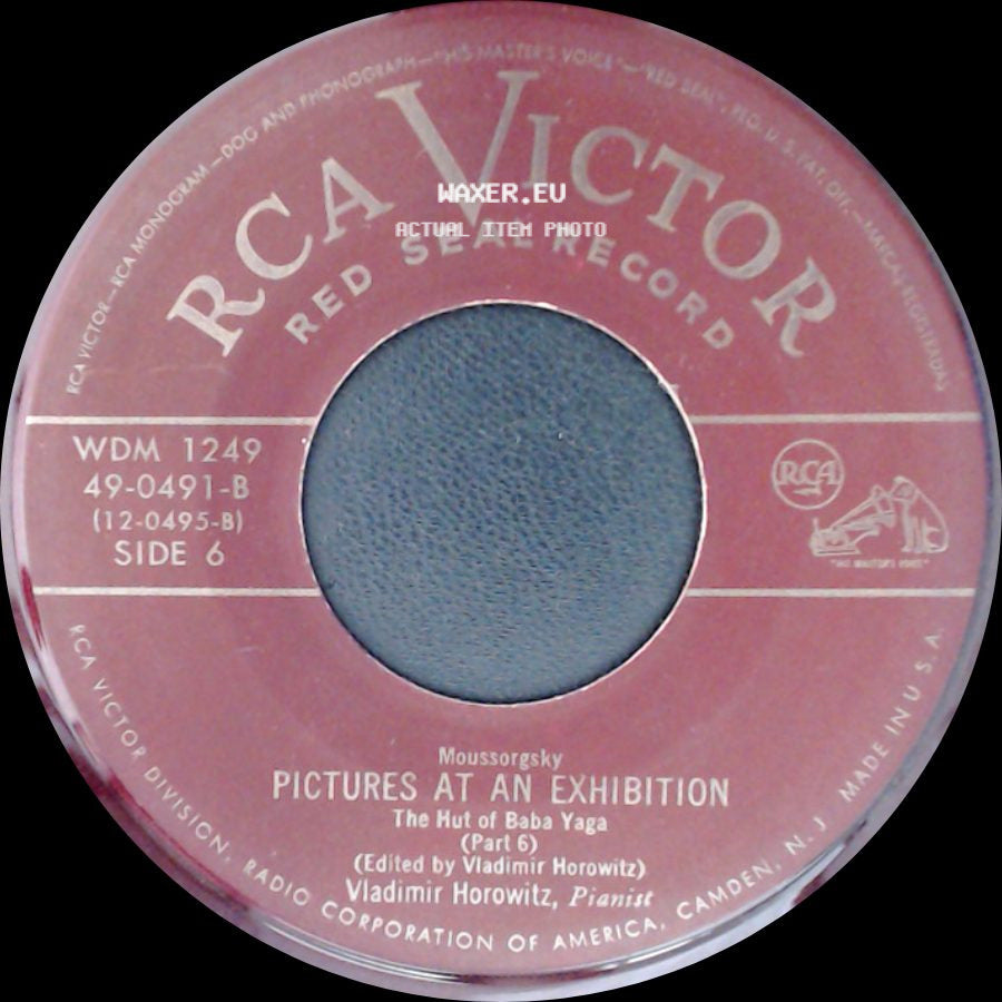 Vladimir Horowitz - Pictures At An Exhibition (The Hut Of Baba Yaga) (Part 6) / Pictures At An Exhibition side A